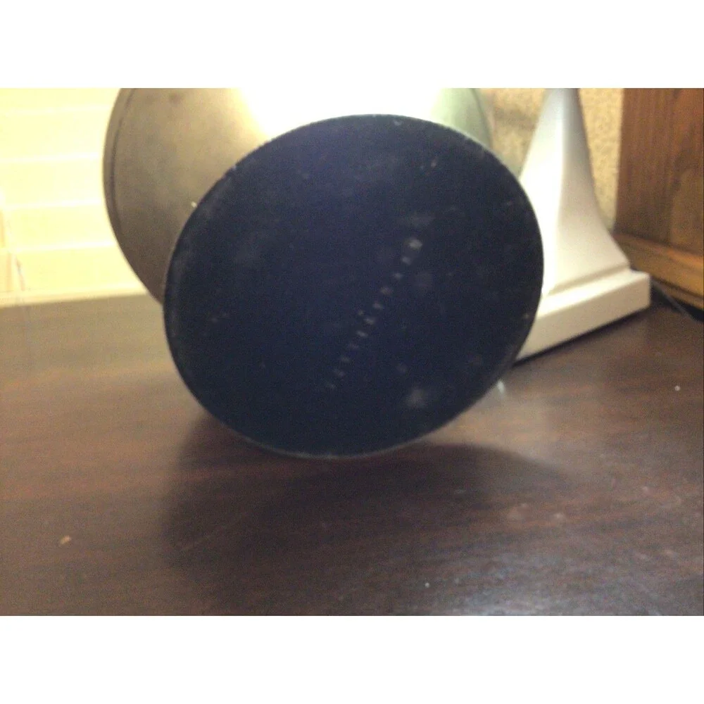 Pottery Barn Distressed Metal Compote Display Bowl Heavy 9.25 X 6